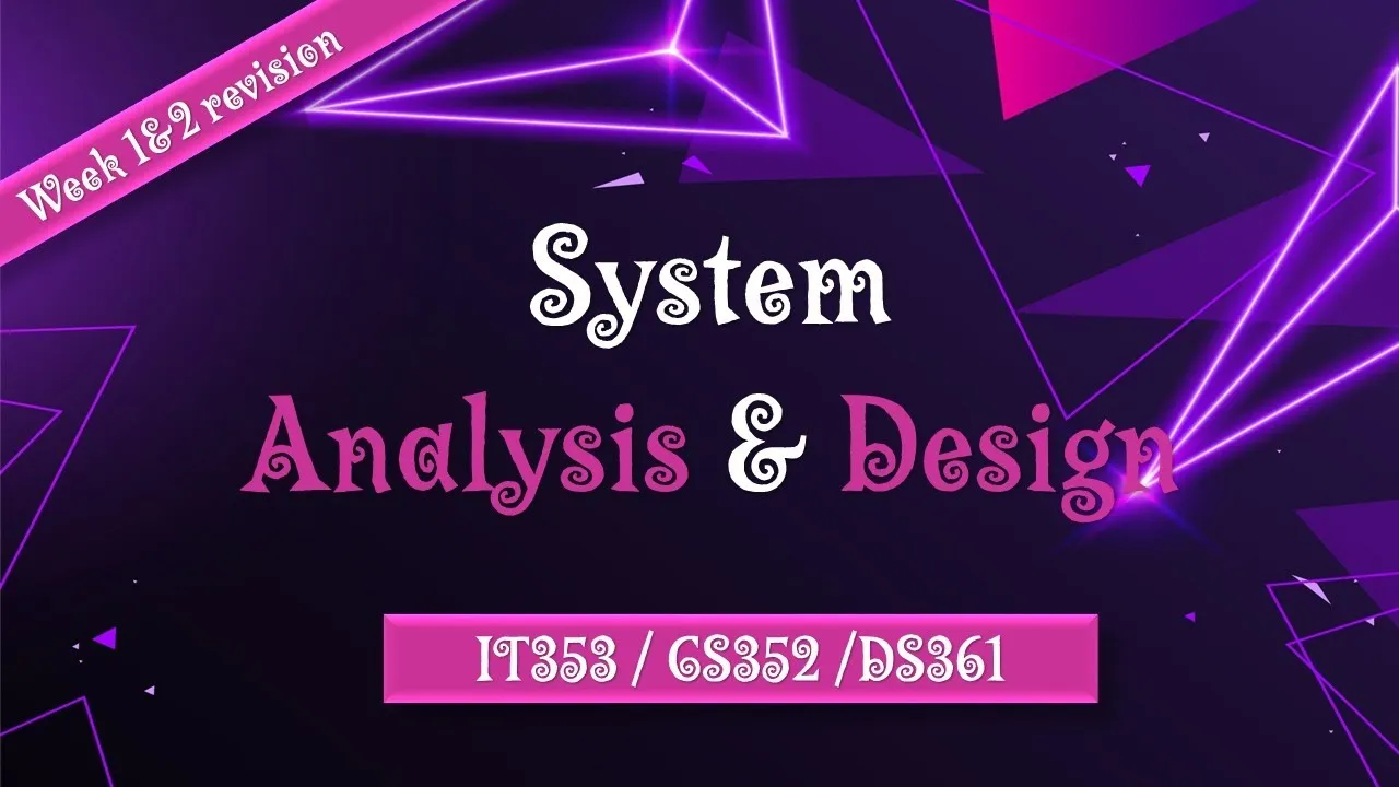 Week 1&2 revision