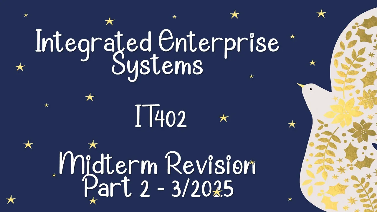 Midterm Revision Part 2 - 3/2025