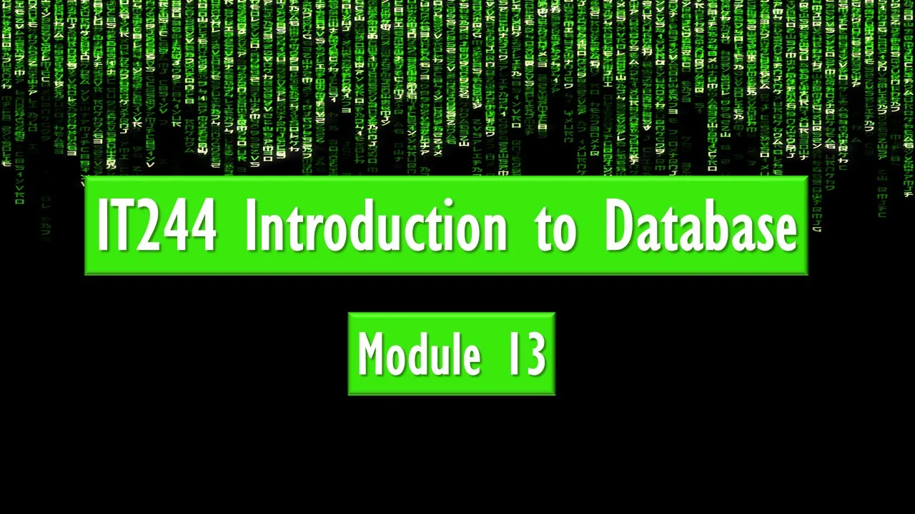 Module 13