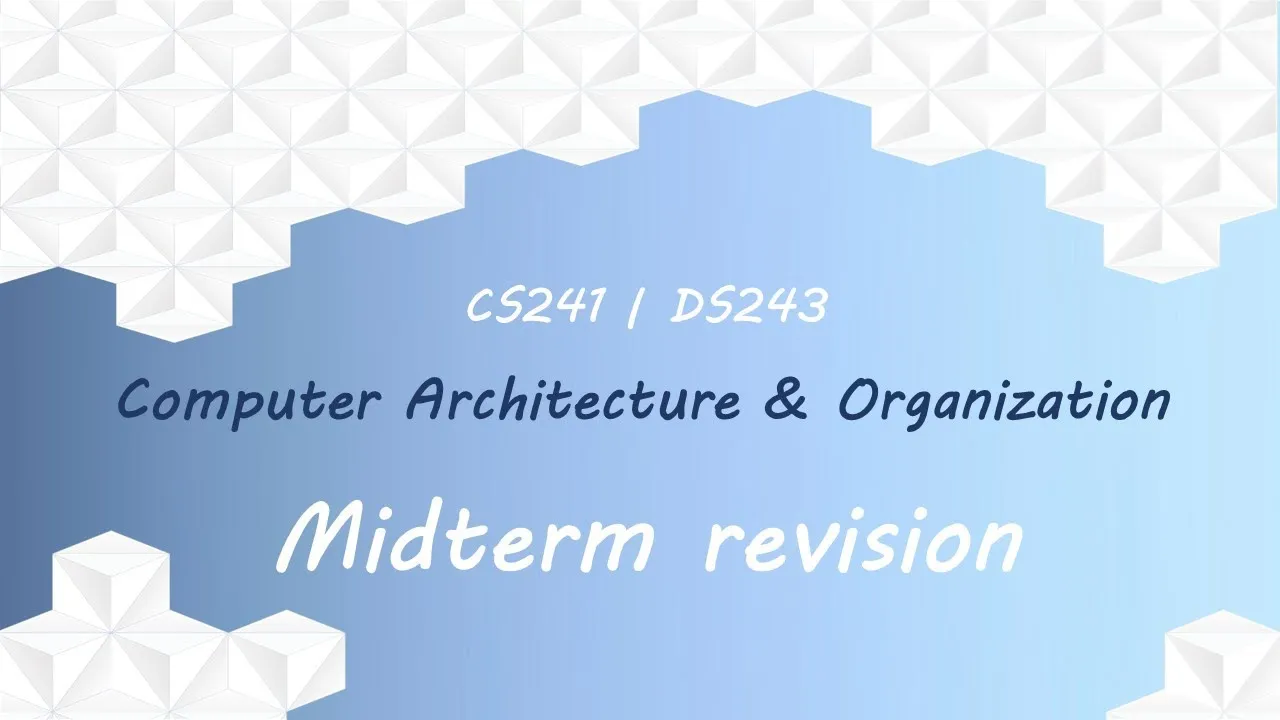 Midterm revision