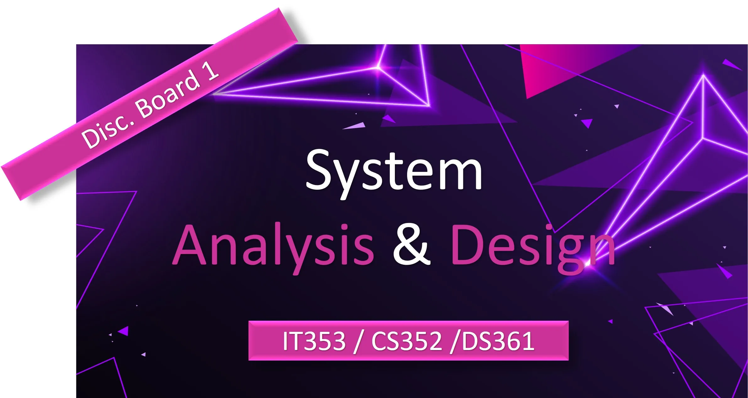 Discussion Board 1 - Sep 25