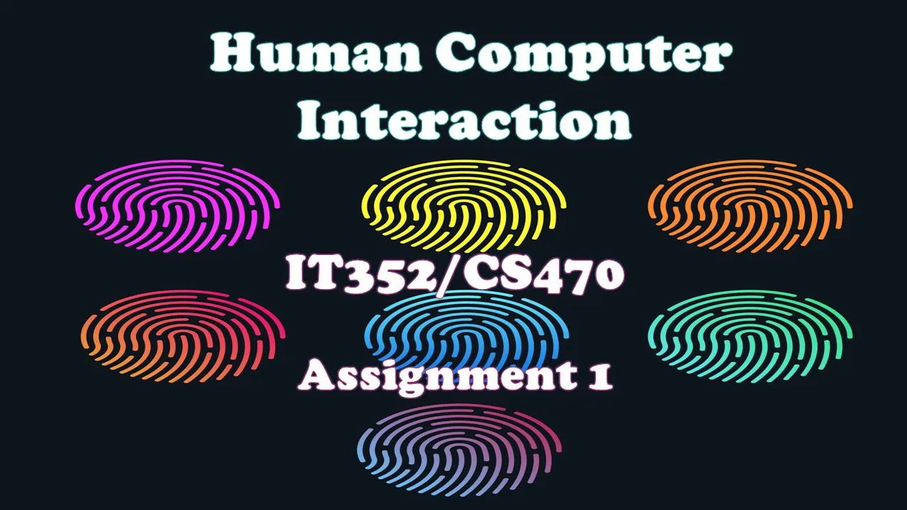 IT352 Assignment 1 - Sep 25