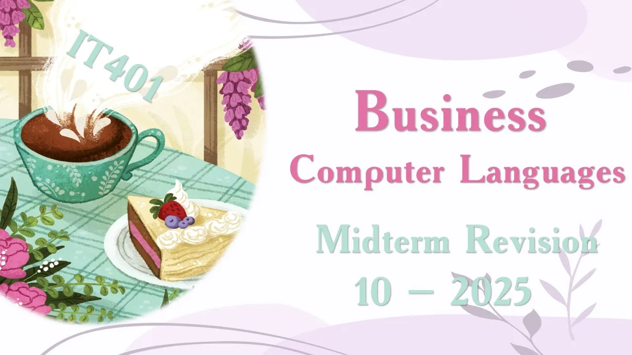 Midterm Revision 10 – 2025