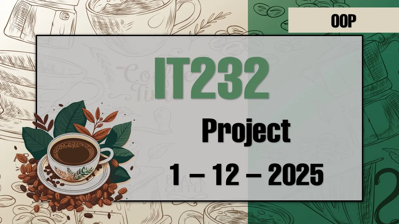 Project Due to 1 – 12 – 2025