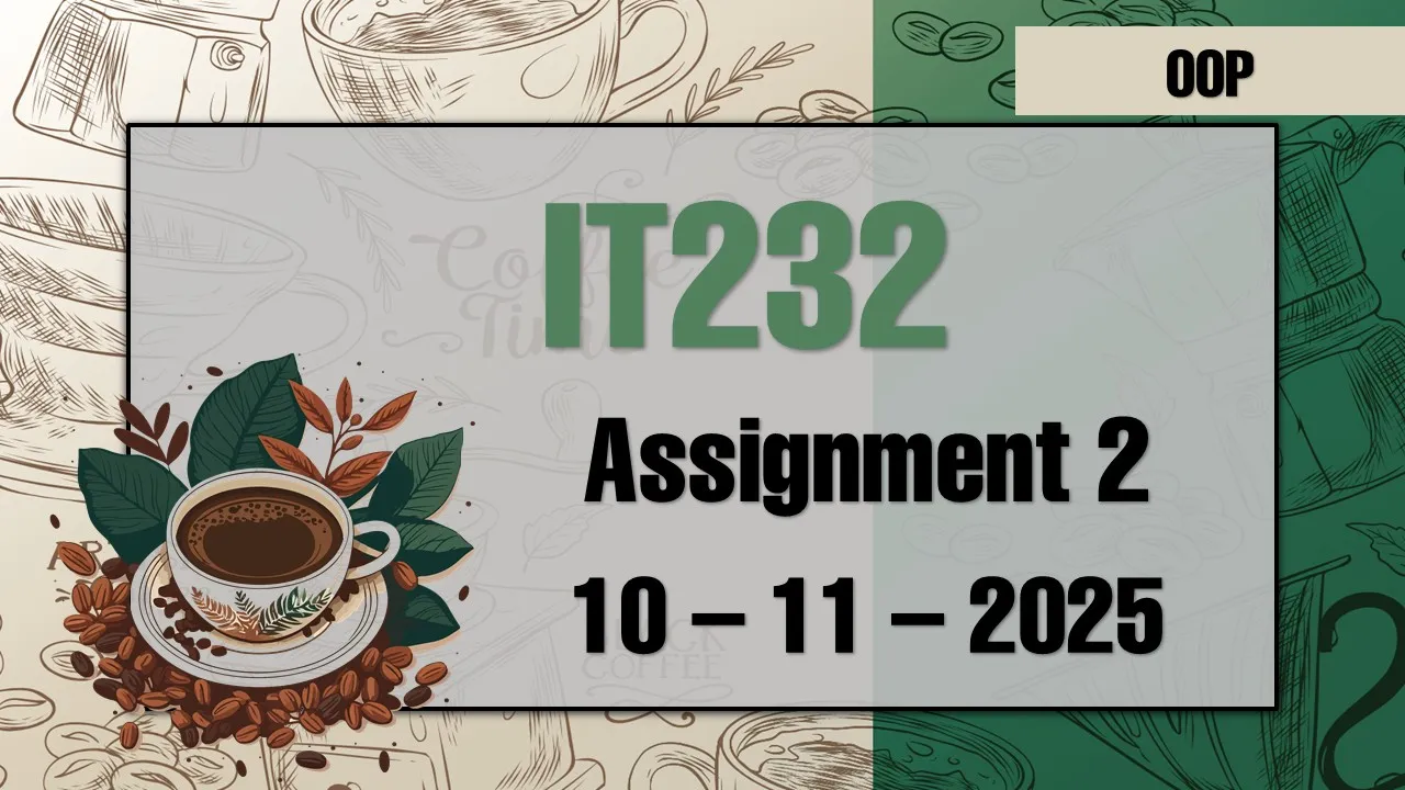 Assignment 2 Due to 10 – 11 – 2025