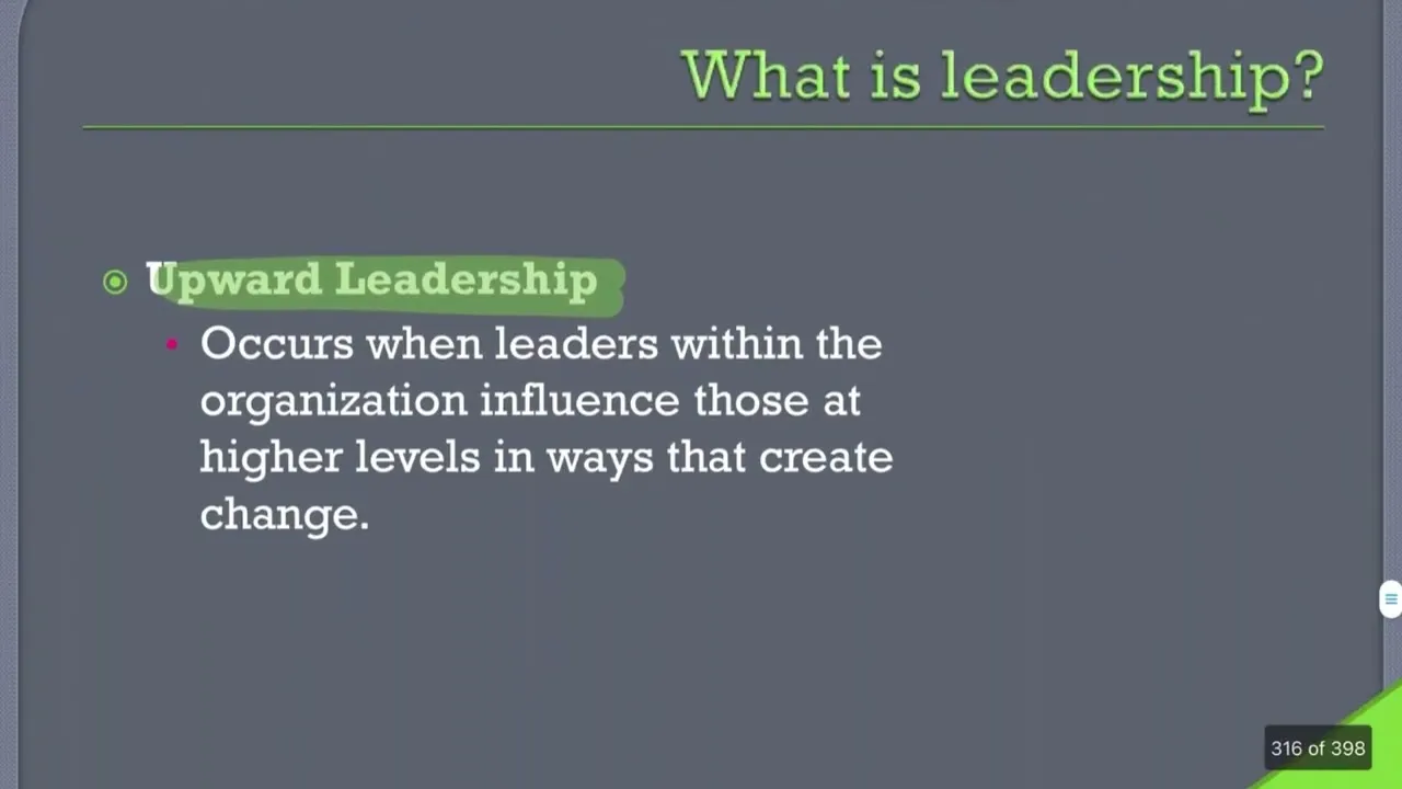 Chapter 13: The Leadership Process