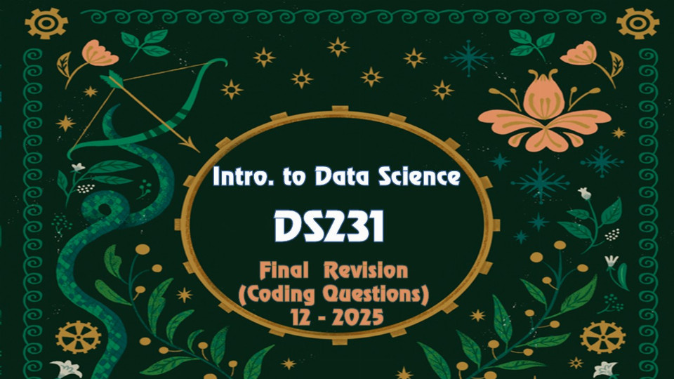 Final  Revision (Coding Questions) 12 - 2025