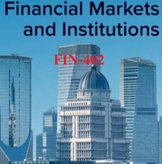 FIN402 FINAL REVISION