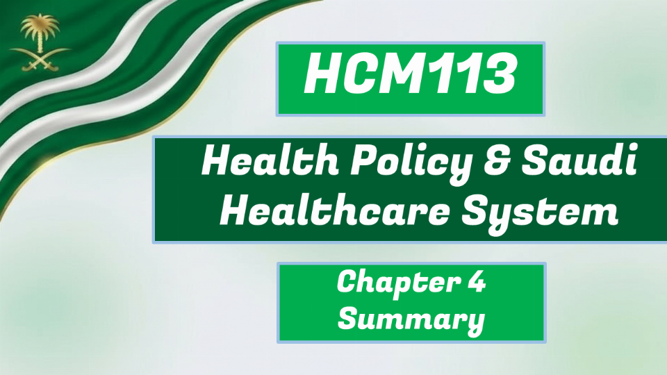 Chapter 4 Summary