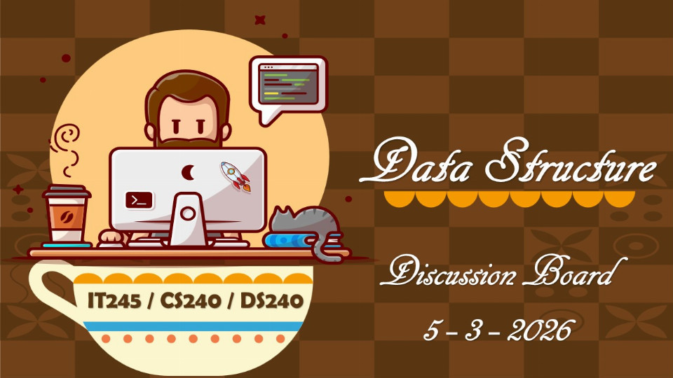 Discussion Board Due to 5 – 3 – 2026