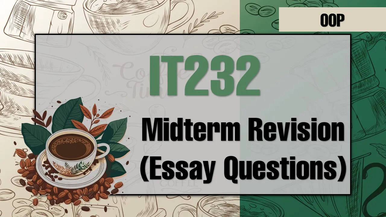 Midterm Revision (Essay Questions)