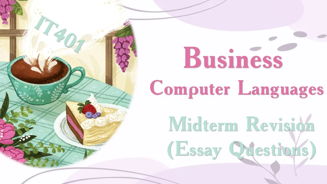 Midterm Revision (Essay Questions)