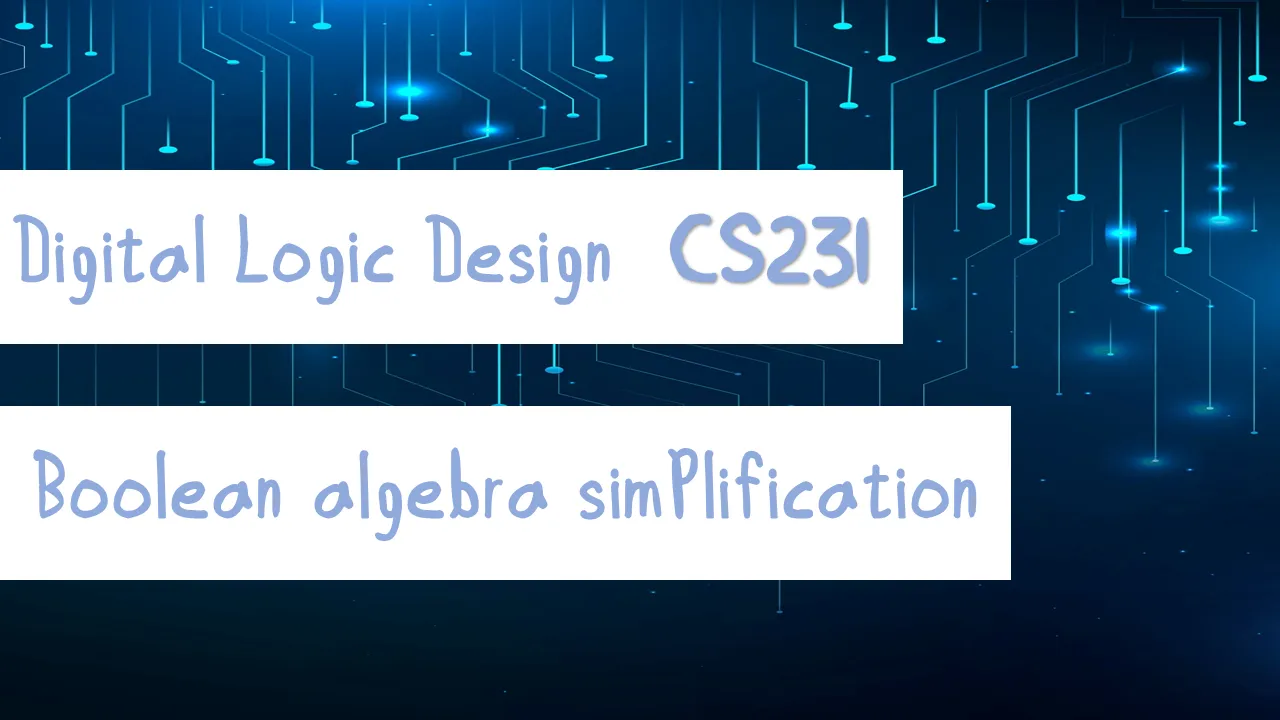 Boolean algebra simplification
