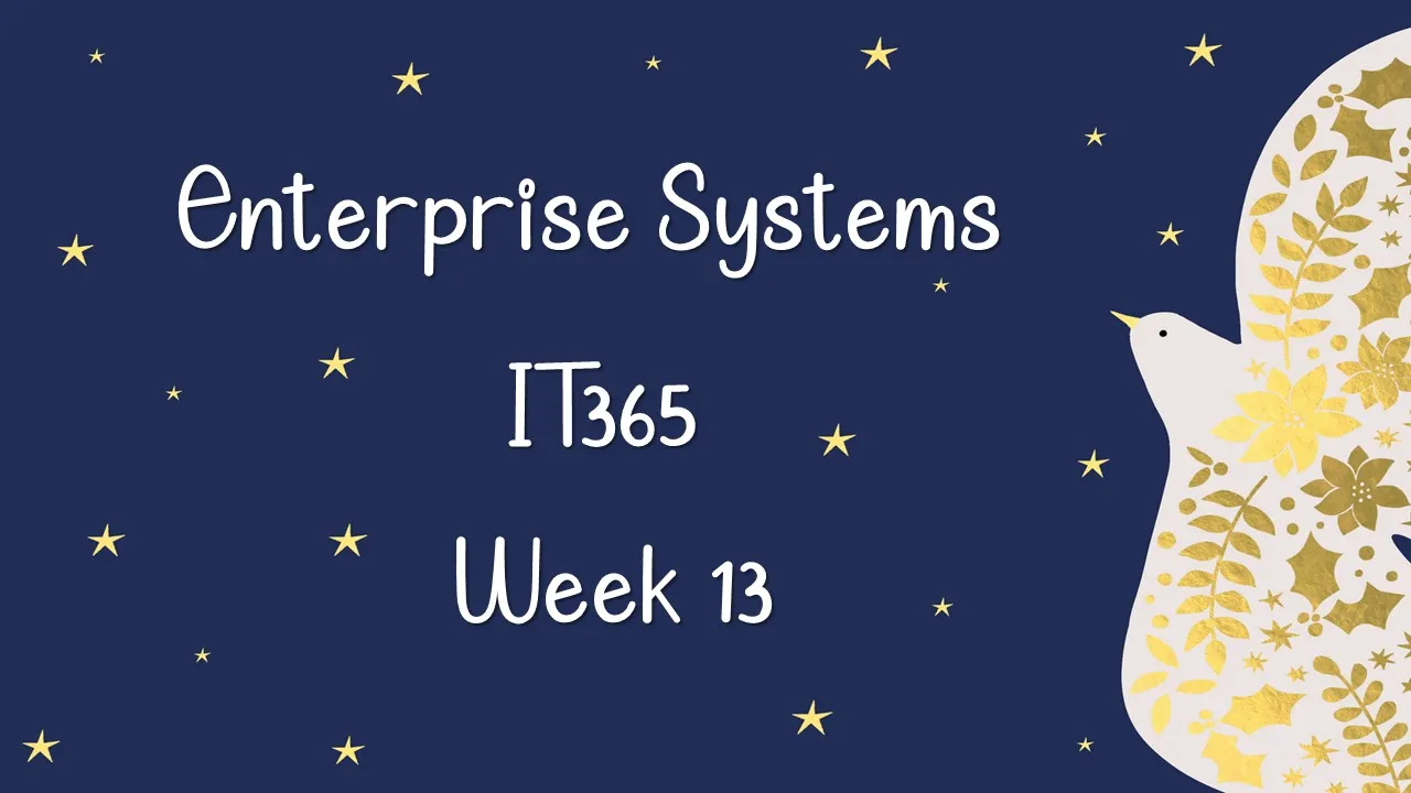 Week 13