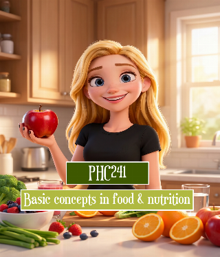 Basic concepts in food and nutrition (PHC241)