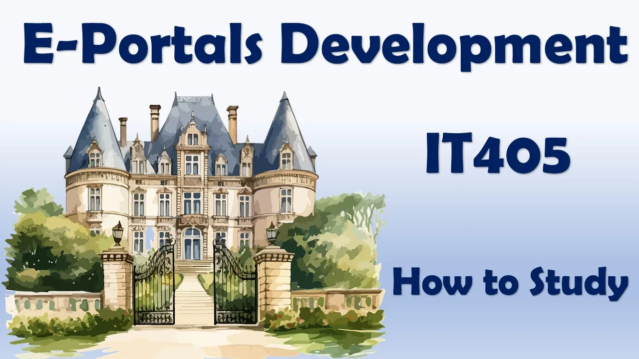 How to Study E-Portals Development