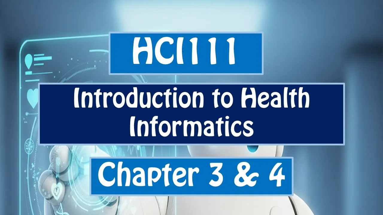Week 4 Chapter 3 & 4